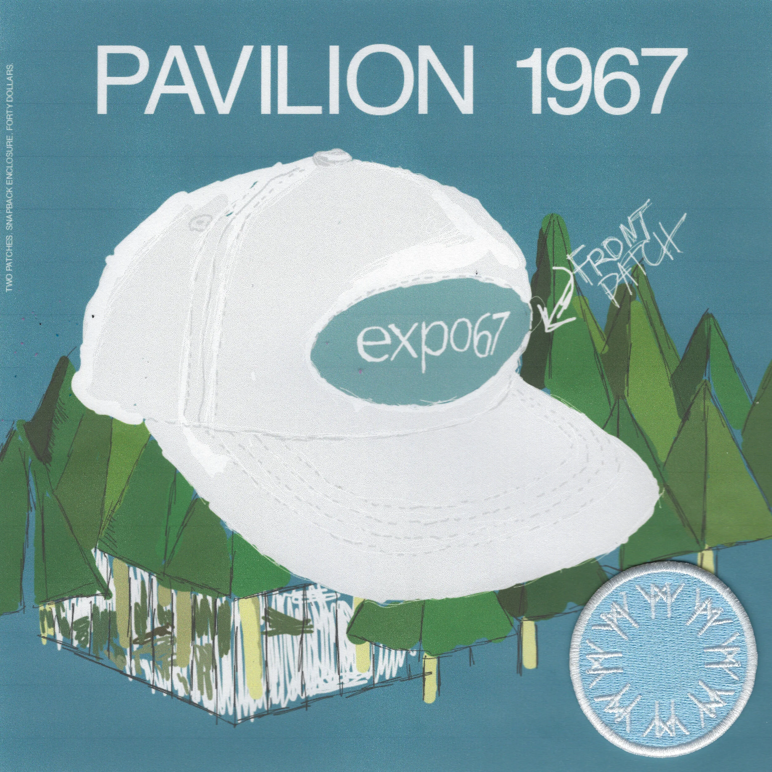 j. 1967 pavilion cap — World's Fair Supply | One Man's Crime is